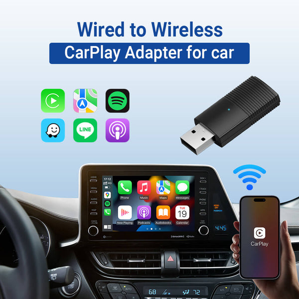 Mini Wireless CarPlay/Android Auto Adapter